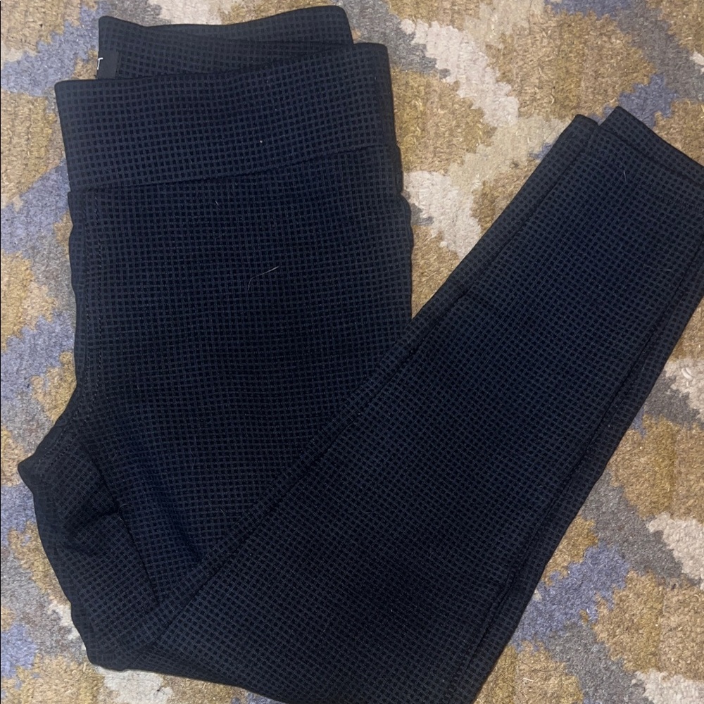 LOFT Women's Neutral Leggings Lot — Black, Navy & Charcoal - Picture 2 of 6